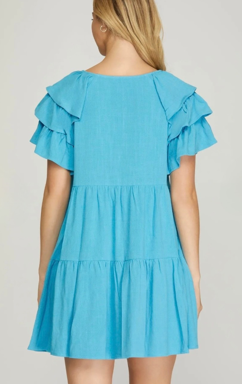 Living Water Mini Dress