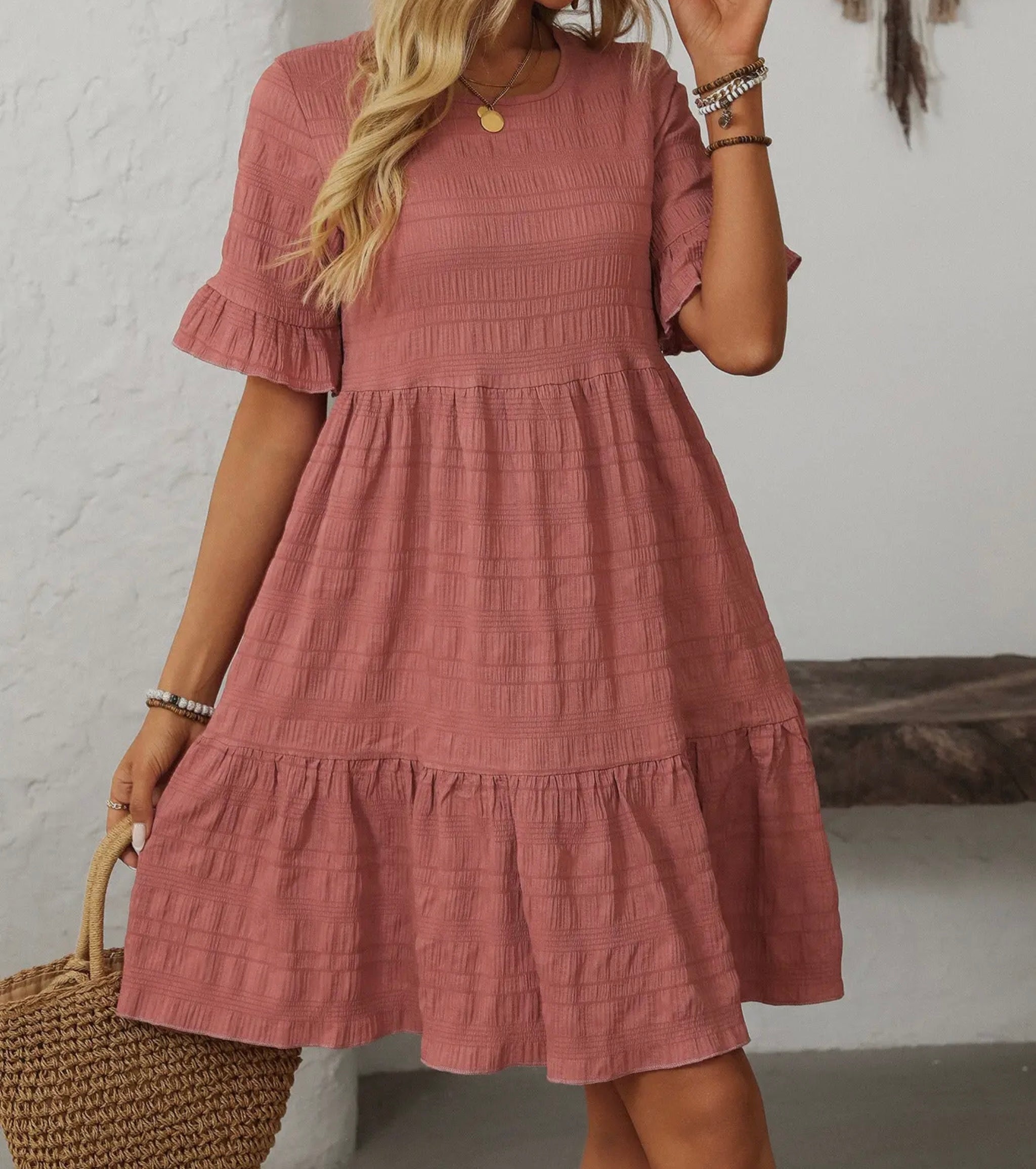 Serene in Him Mini Dress