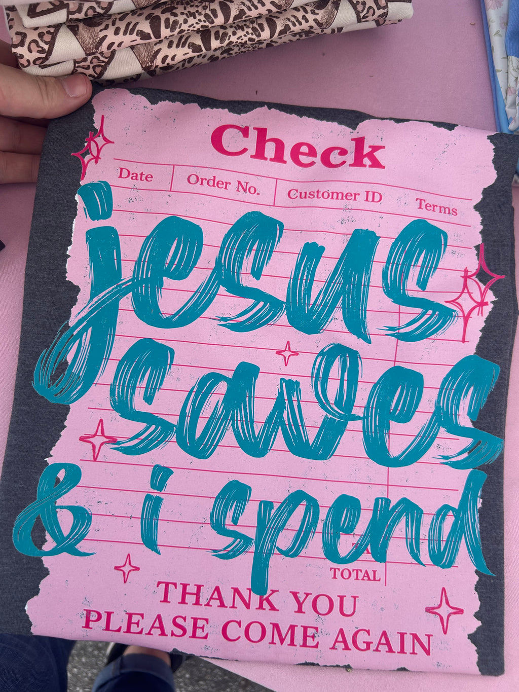 Jesus Saves & I Spend Tee