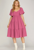 Radiant In Faith Midi Dress
