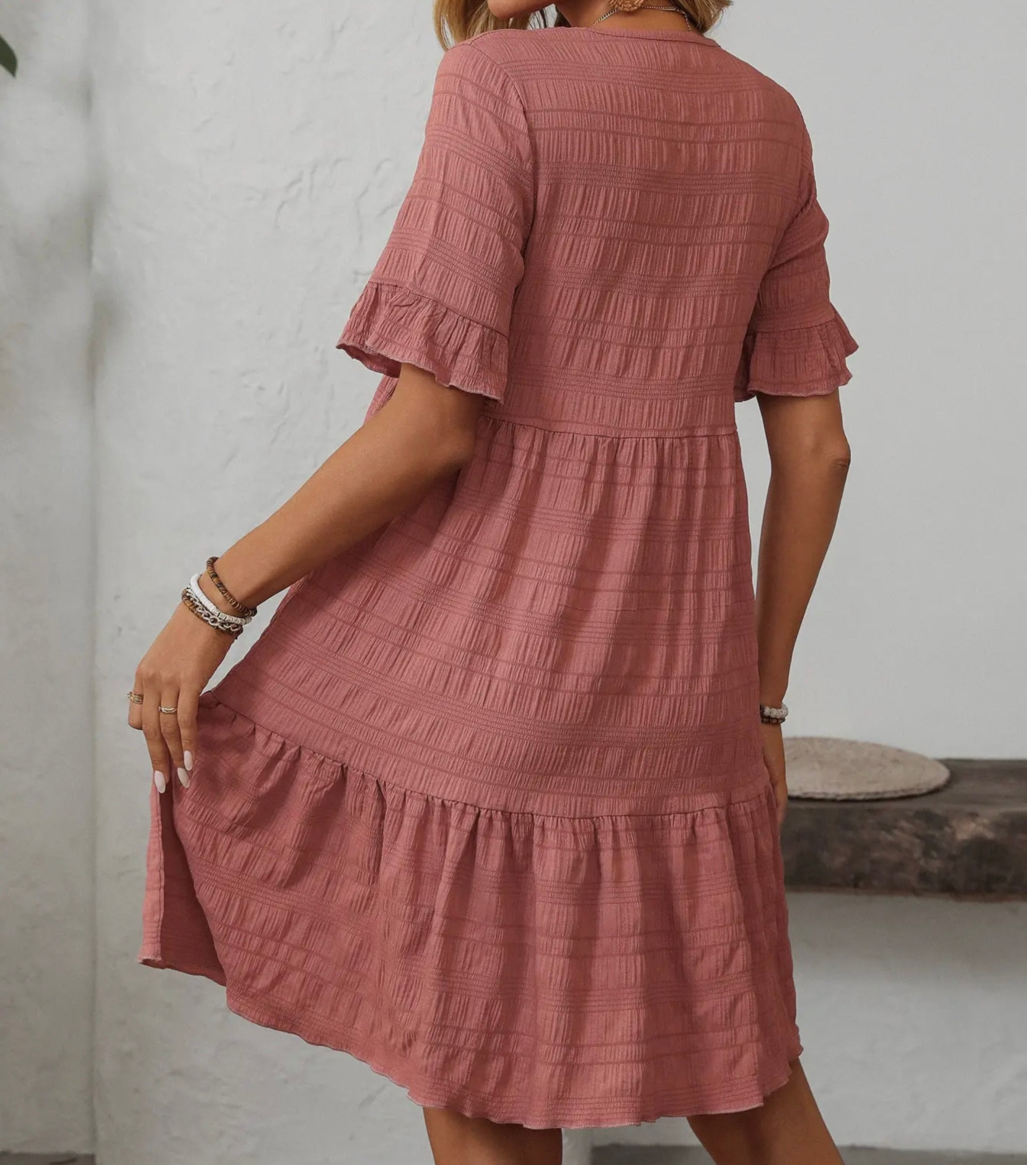 Serene in Him Mini Dress